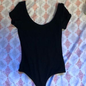 Black Thong Bodysuit